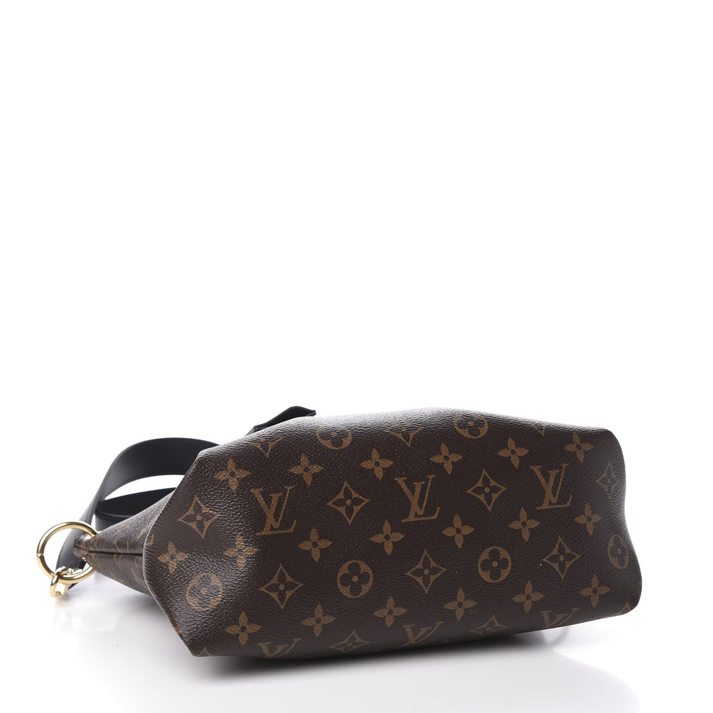 Monogram Flower Zipped Tote PM Black