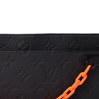 Louis Vuitton Taurillon Monogram Uniformes Solar Ray Soft Pochette Volga Belt Bag Black 10 of 10