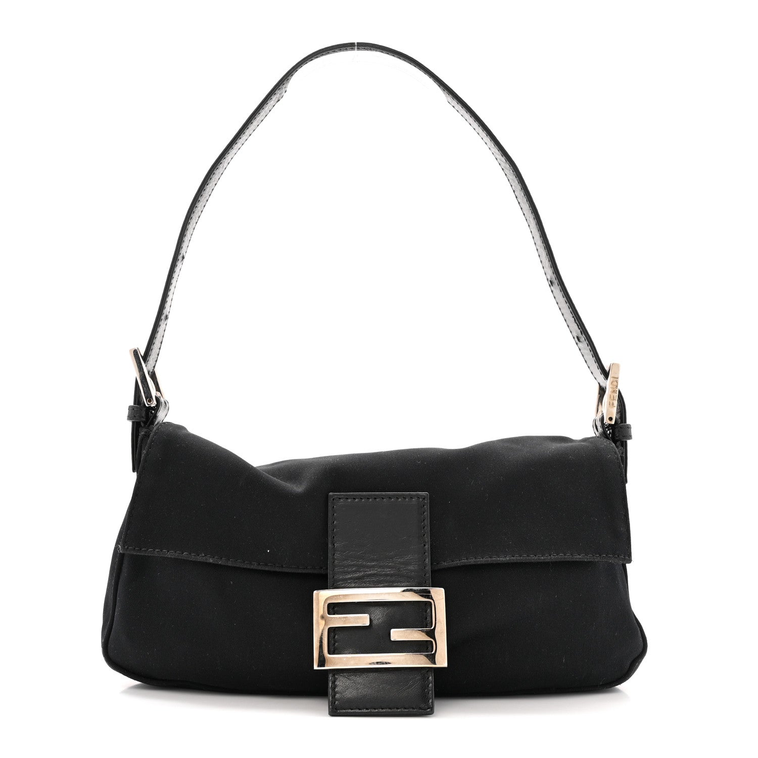 Fendi Neoprene Baguette Black 1 of 15