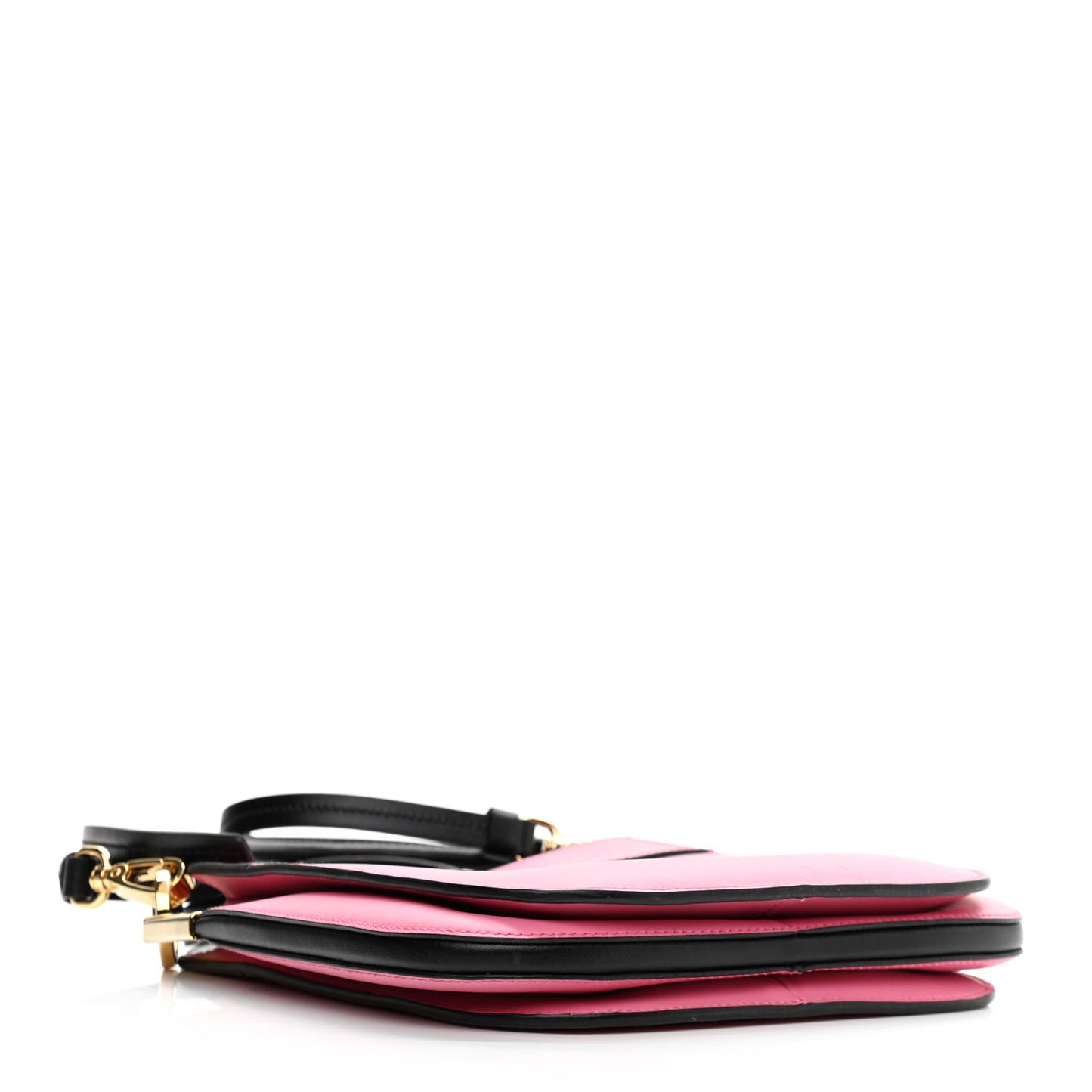 City Calfskin Small Margit Bag Begonia Black