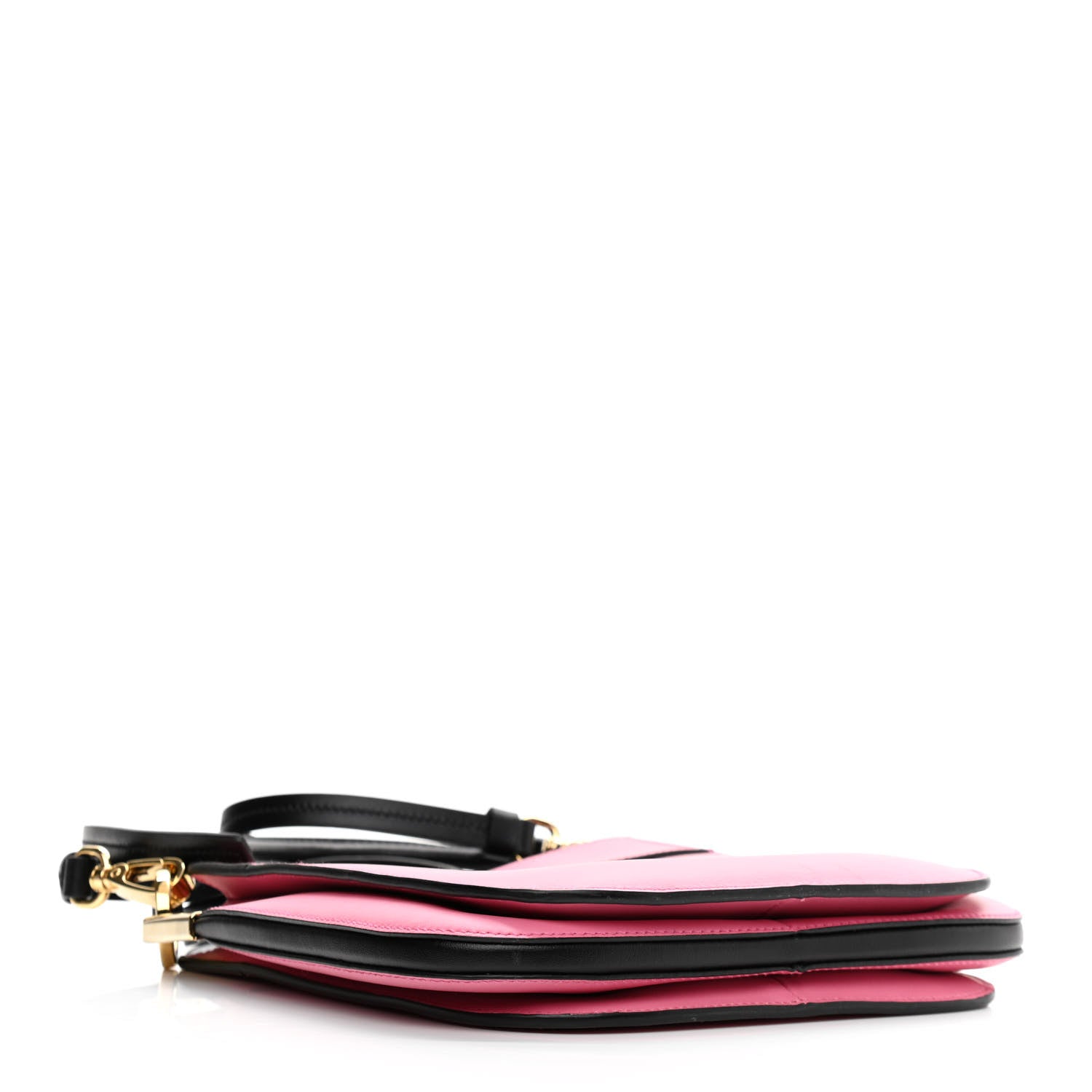 Prada City Calfskin Small Margit Bag Begonia Black 4 of 12