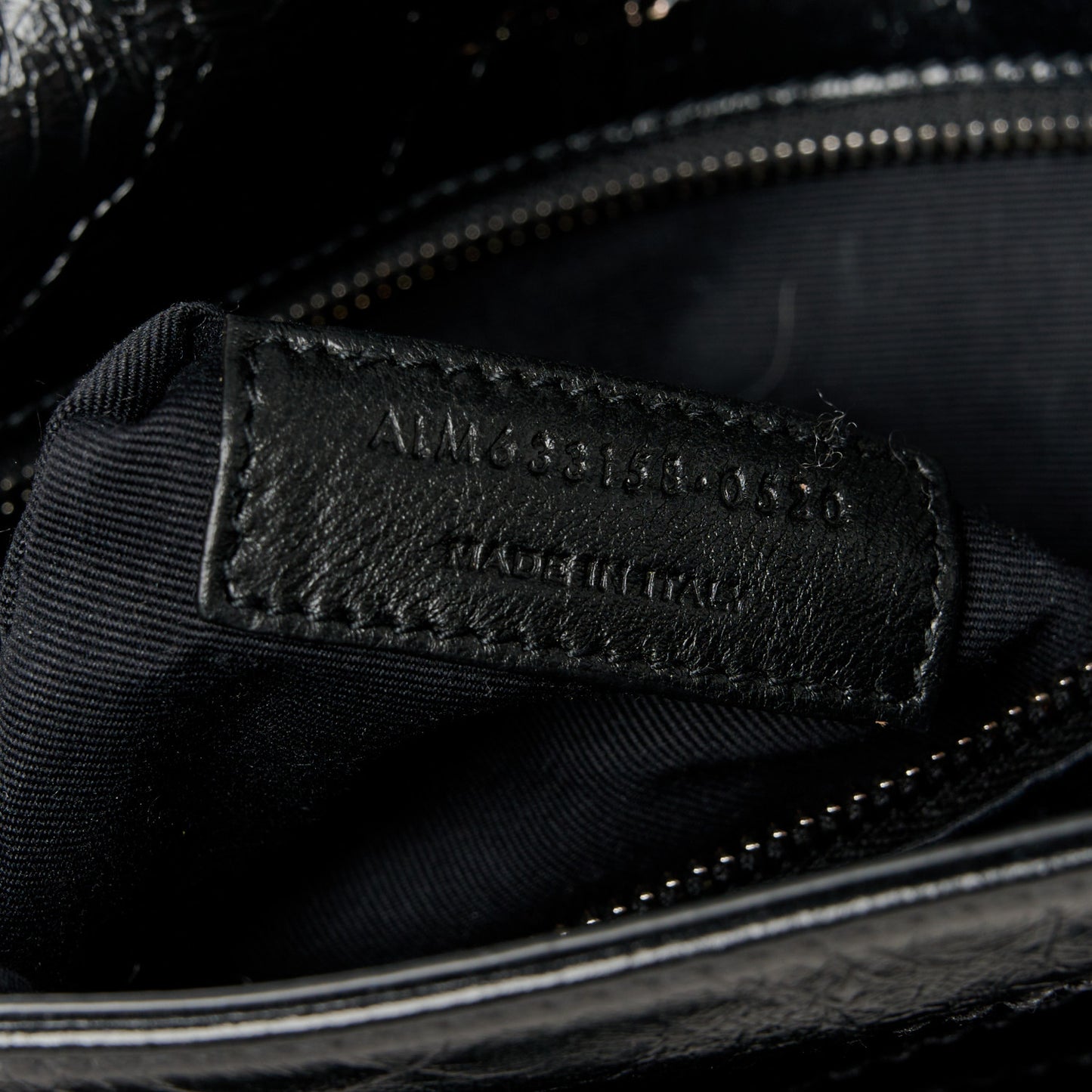 Crinkled Calfskin Matelasse Monogram Medium Niki Chain Satchel Black