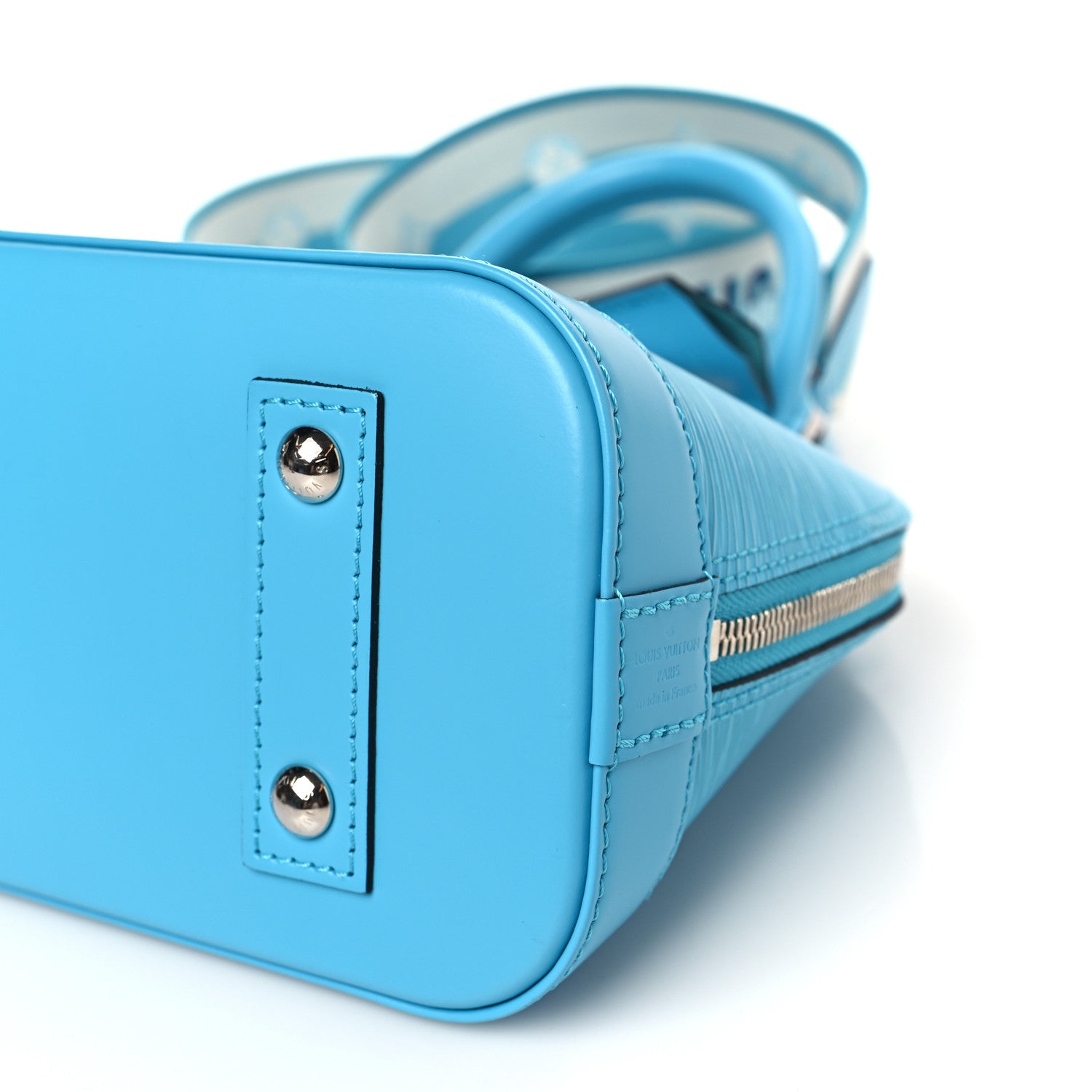 Louis Vuitton Epi Jacquard Alma BB Turquoise 8 of 8