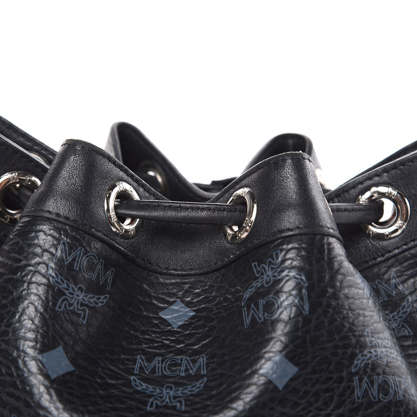 Visetos Essential Drawstring Bucket Bag Black