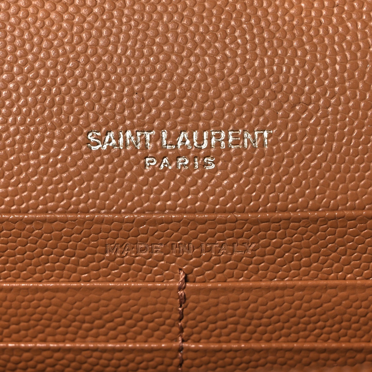 Grain De Poudre Mixed Matelasse Triquilt Monogram Chain Wallet Dune
