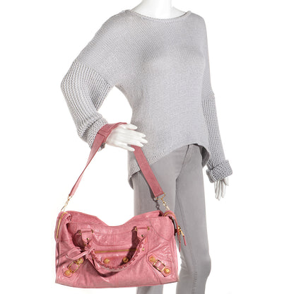 Balenciaga Agneau Giant 21 Gold Hardware Part Time Bubblegum 2 of 12