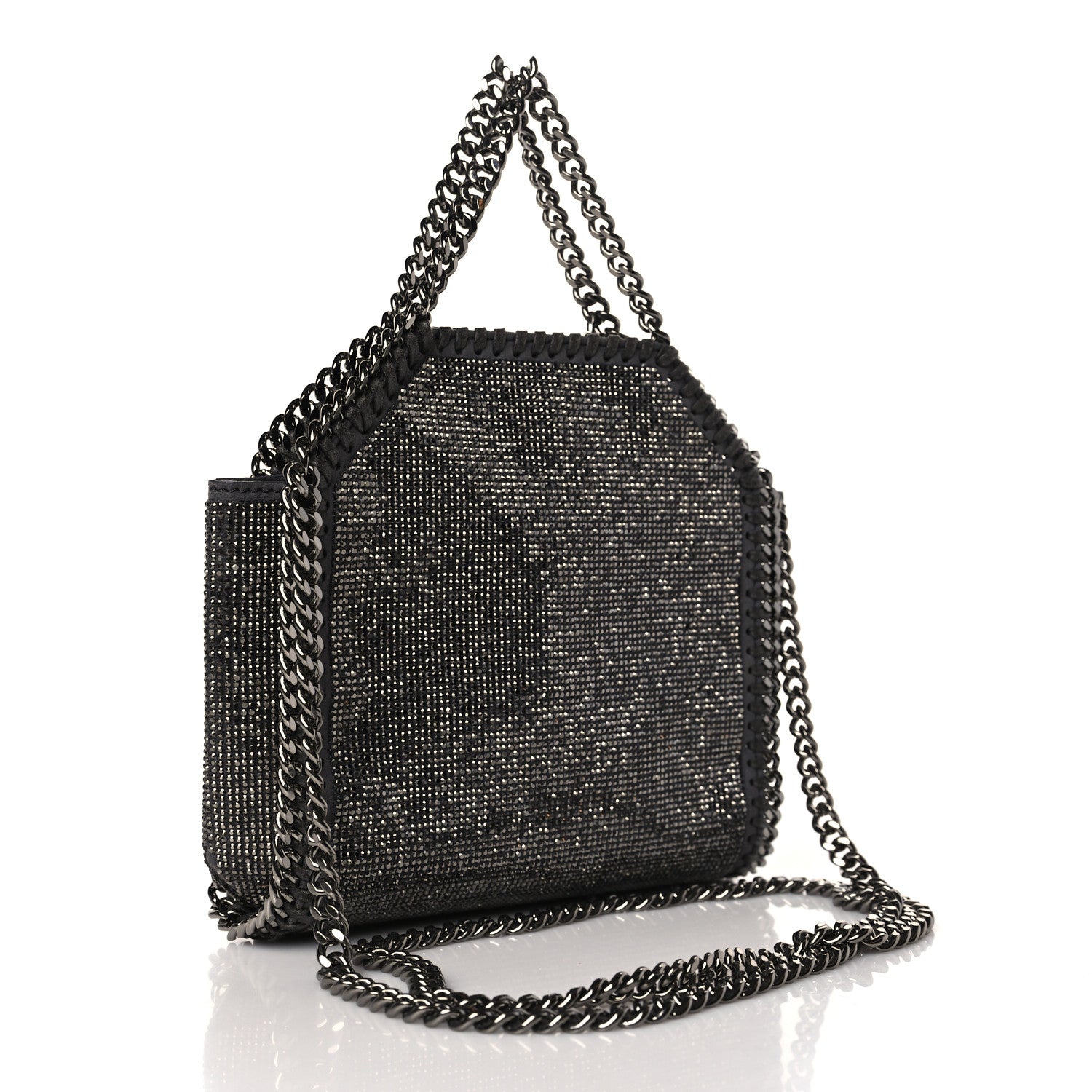 Stella McCartney Crystal Stones Falabella Grey 3 of 8