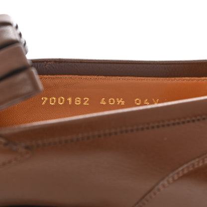 Gucci Calfskin Web Horsebit Loafers 40.5 Brown Sugar 7 of 12