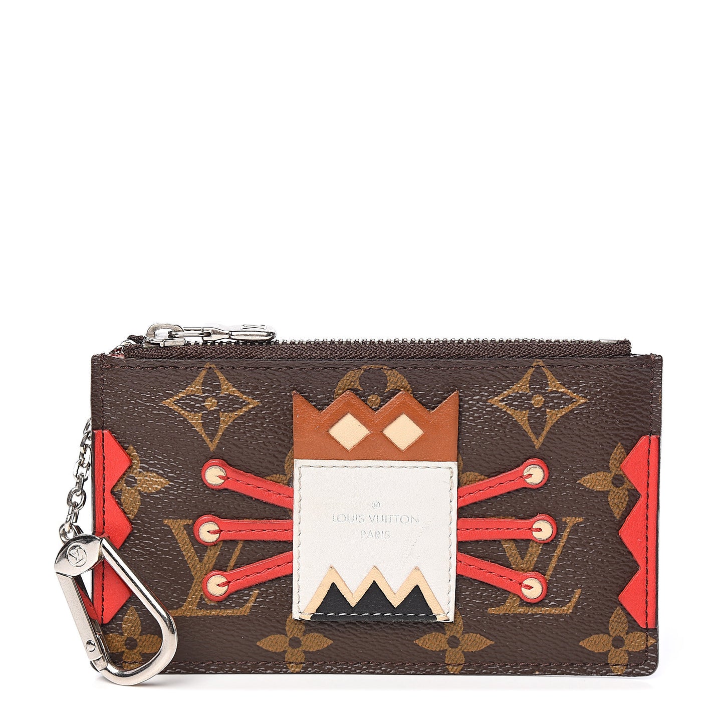 Monogram Tribal Key Pouch
