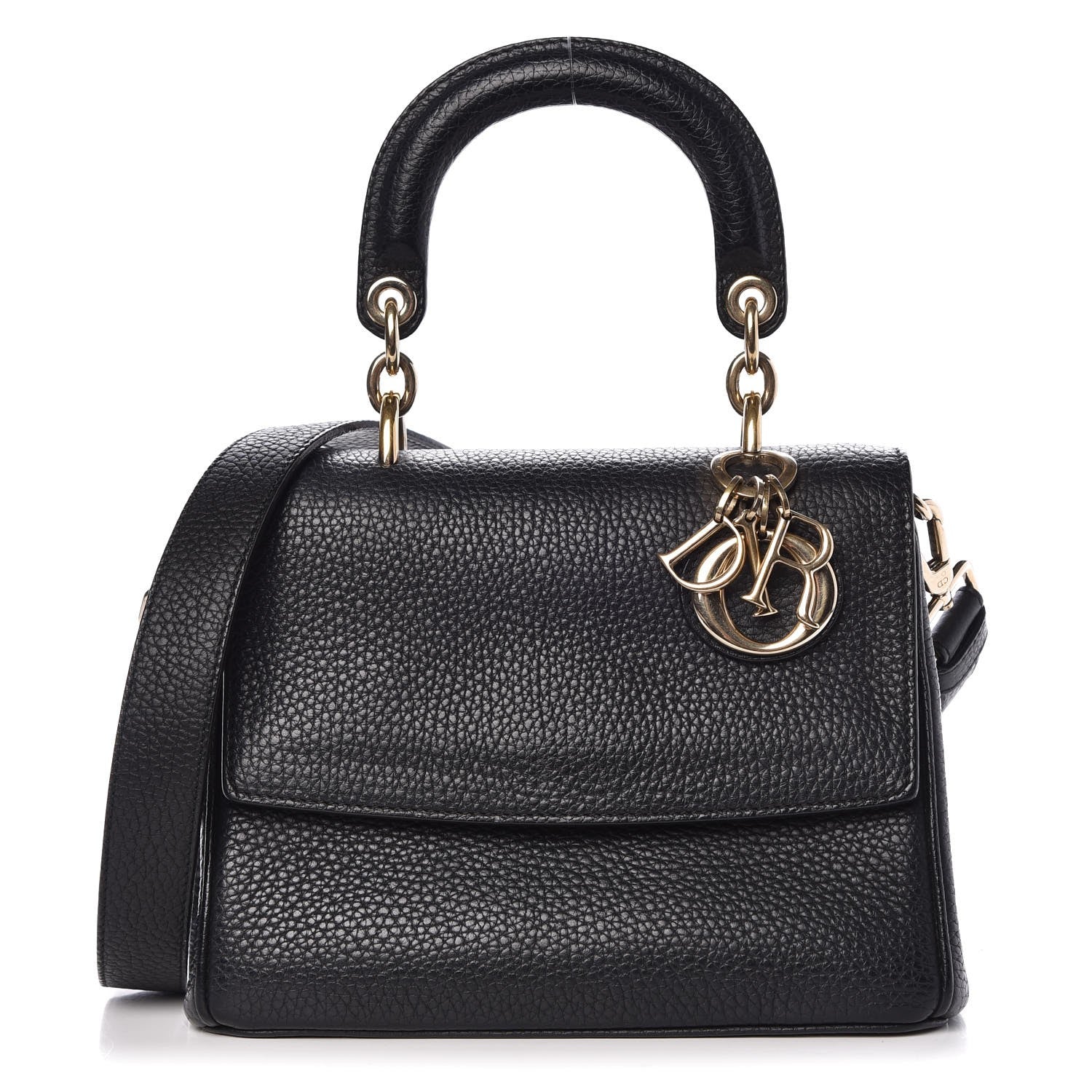 Christian Dior Bullcalf Mini Be Dior Flap Black Fraise 1 of 10