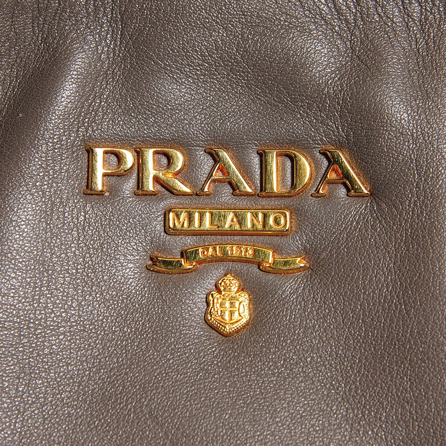 Prada Soft Calf Chain Tote Bambu 8 of 10