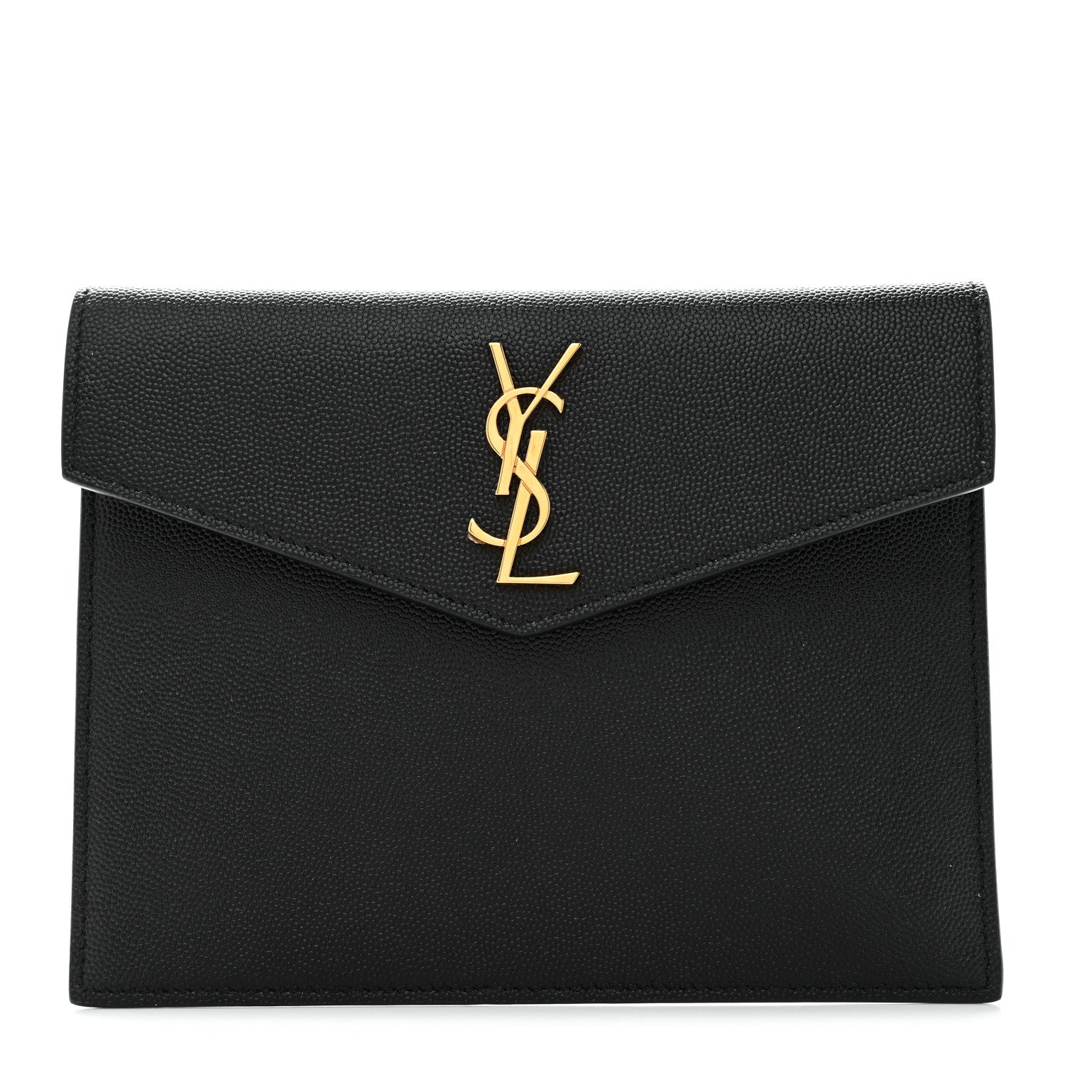 Saint Laurent Grain De Poudre Uptown Baby Pouch Black 1 of 7