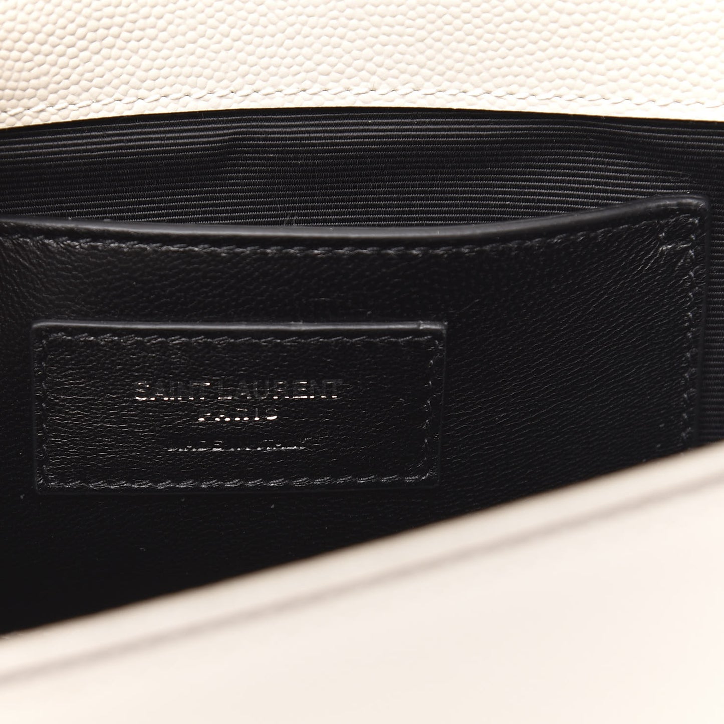 Grain De Poudre Medium Classic Monogram Kate Satchel Porcellana Black