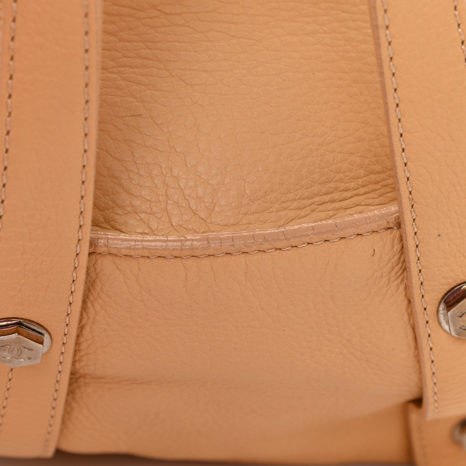 Chanel Deerskin Medium Bolt Bag Beige 17 of 18