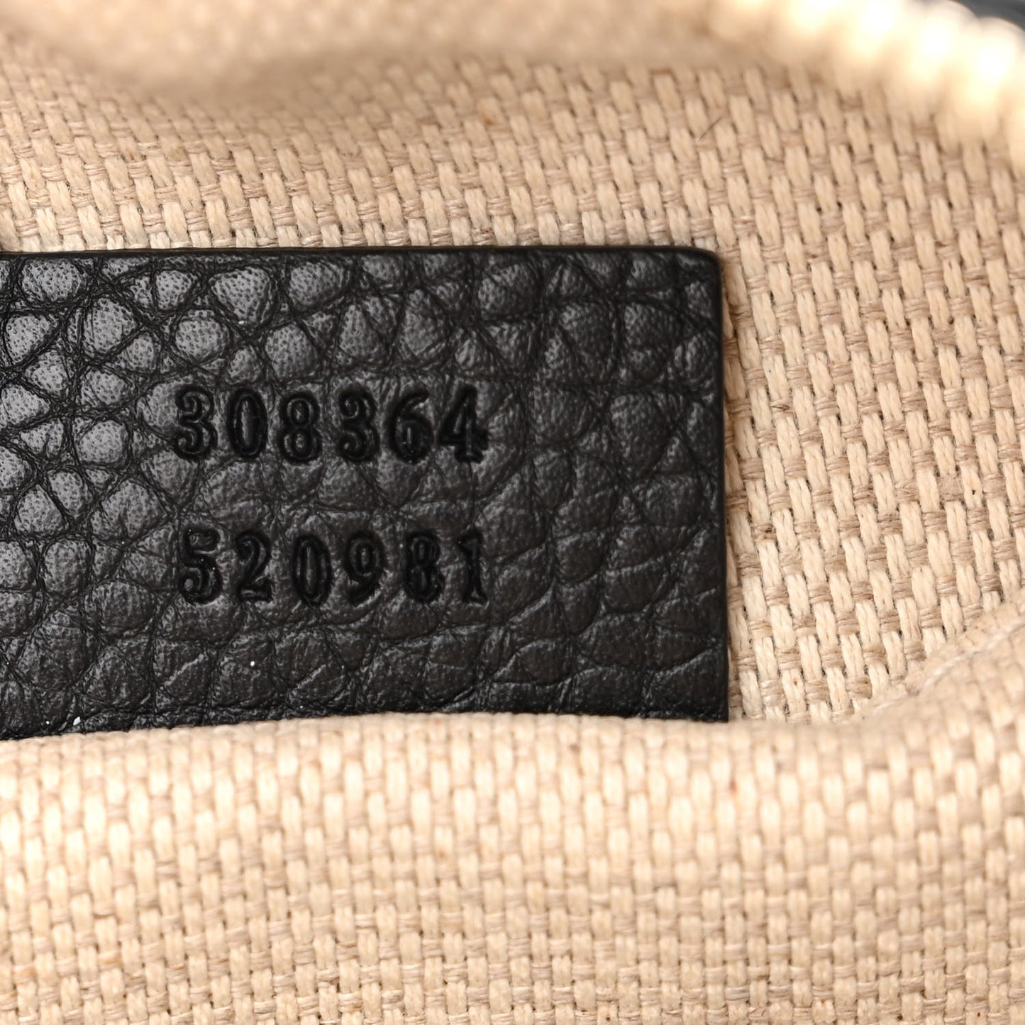 Pebbled Calfskin Small Soho Disco Bag Black