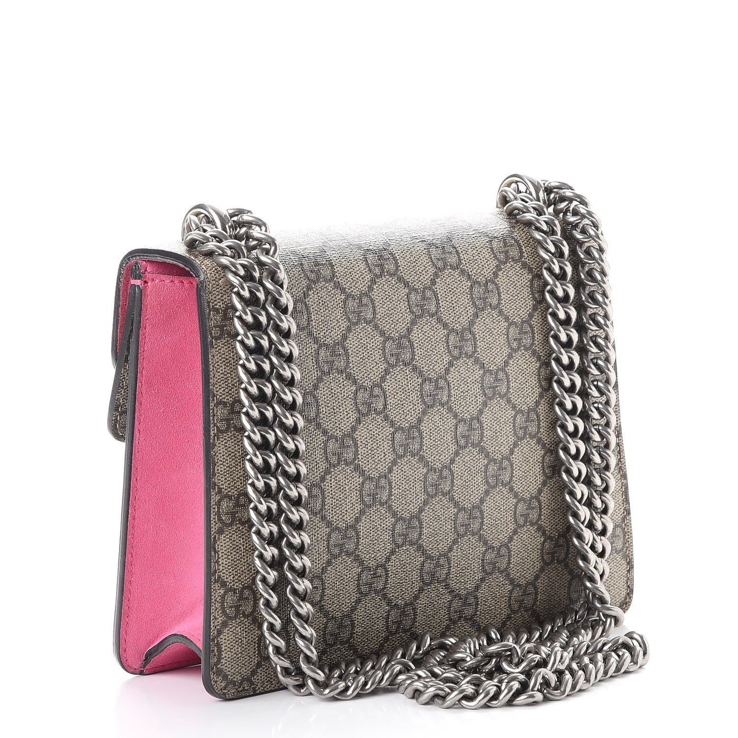 GG Supreme Monogram Mini Dionysus Shoulder Bag Pink