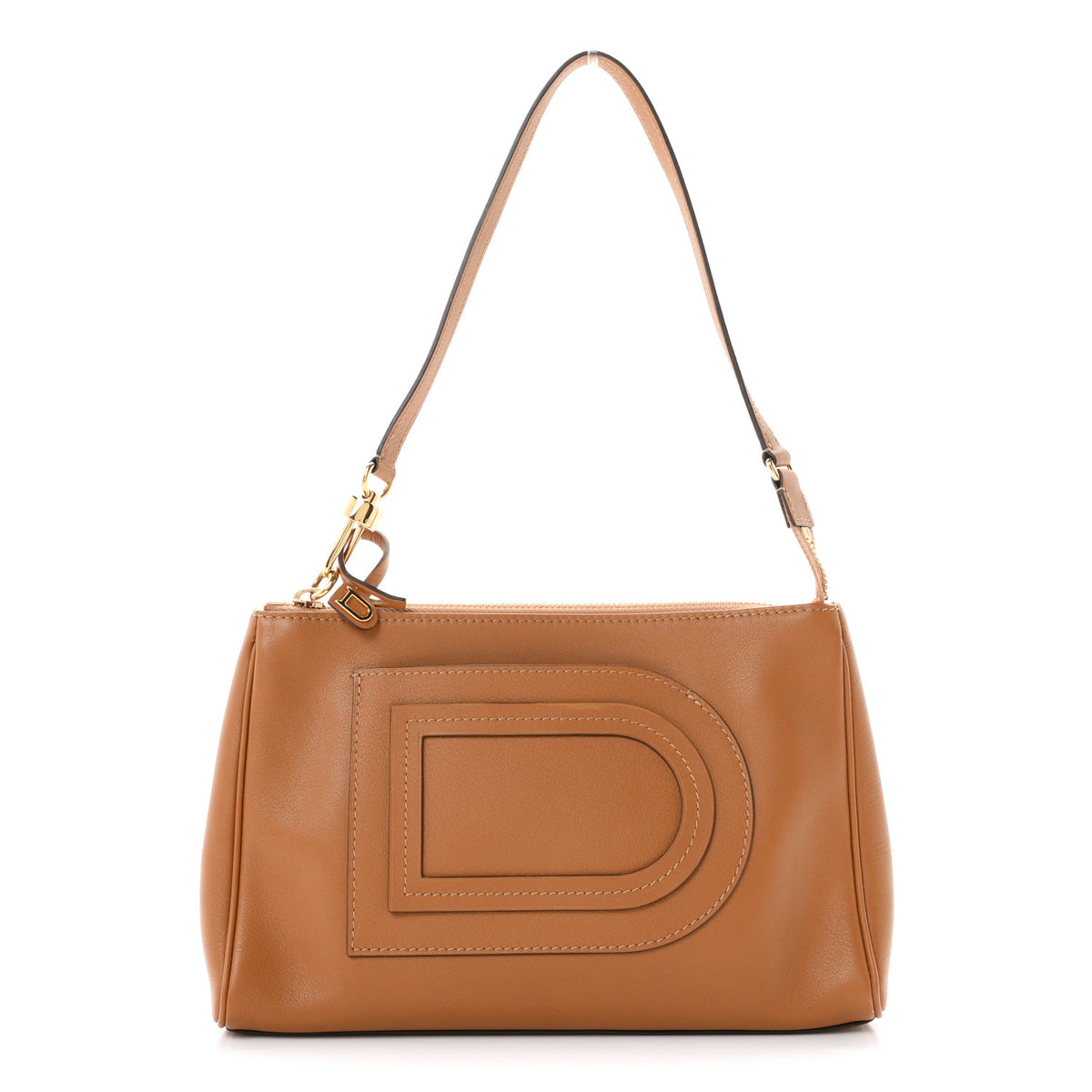 Calfskin Louise Pochette Camel