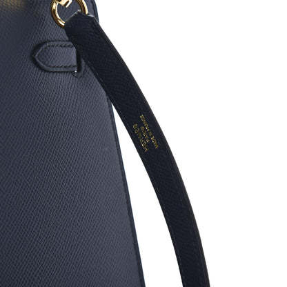 Hermes Epsom Kelly Sellier 25 Bleu Indigo 10 of 15