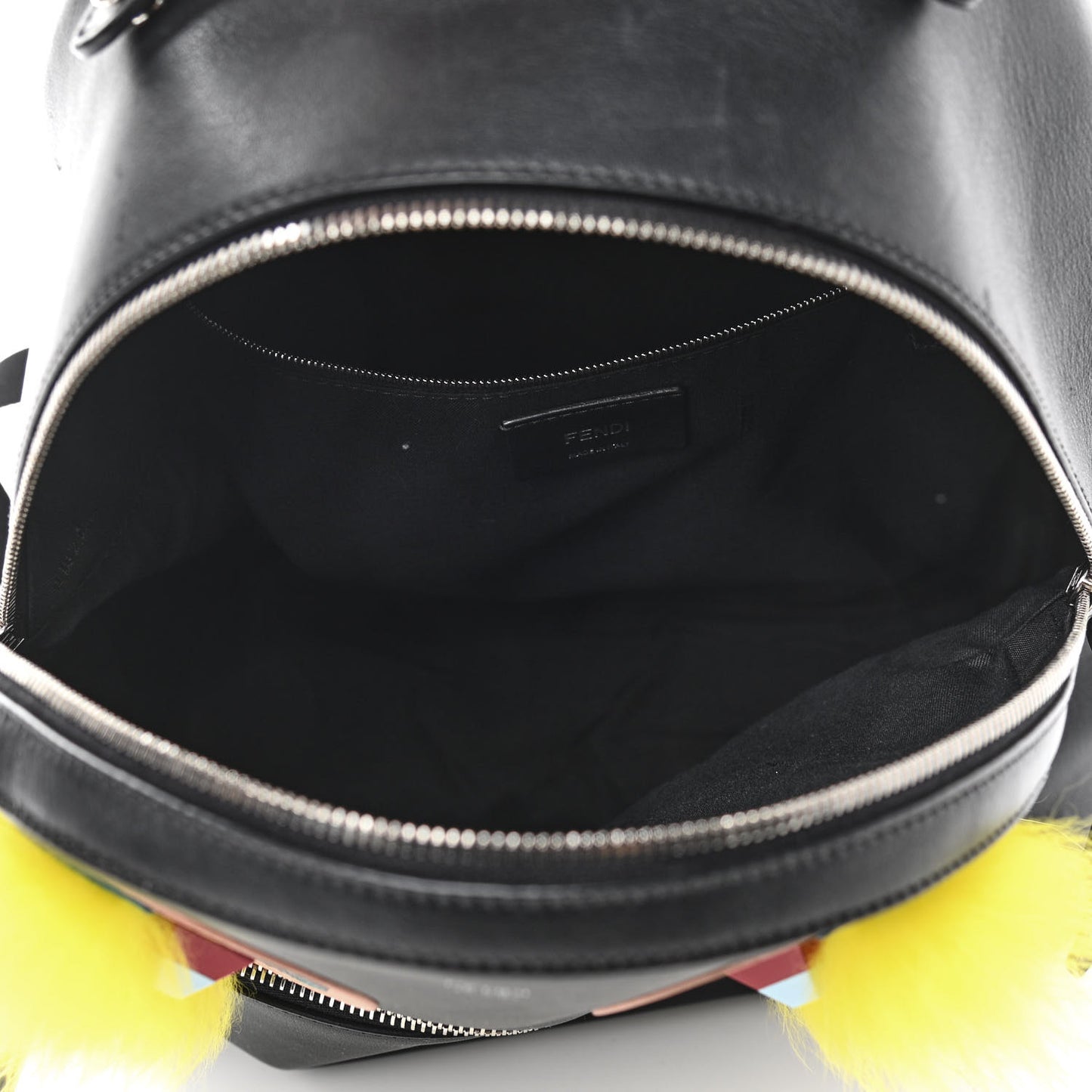 Vitello Dolce Fox Elaphe Ayers Hypnoteyes Large Backpack Black Giallo Multicolor