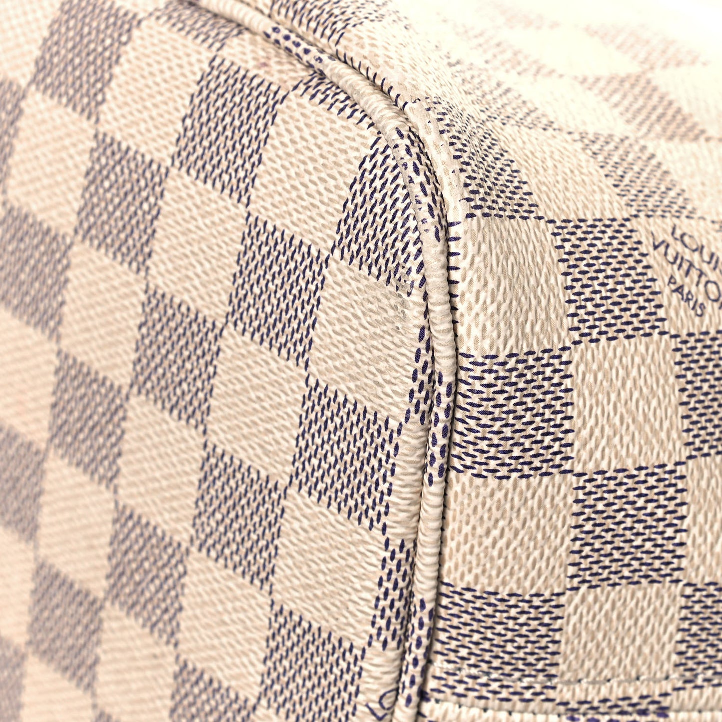 Damier Azur Neo Neverfull MM Rose Ballerine