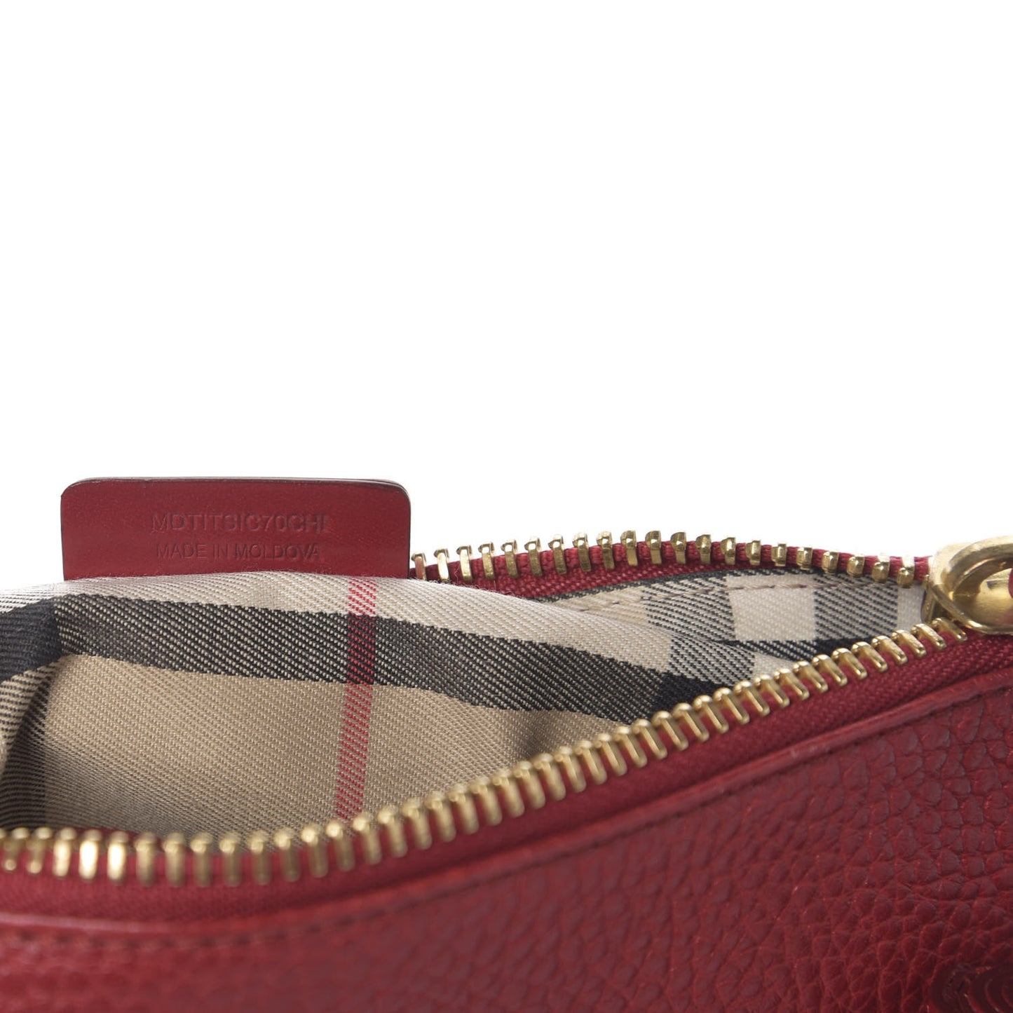 Signature Grain Calfskin Tassel Peyton Crossbody Clutch Bag Red