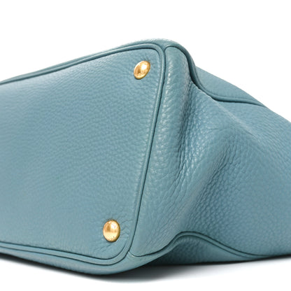 Prada Vitello Daino Tote  Marine 9 of 9
