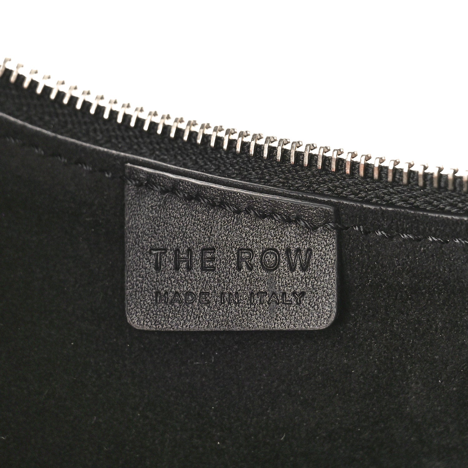 The Row Smooth Calfskin Half Moon Shoulder Bag Black 6 of 8