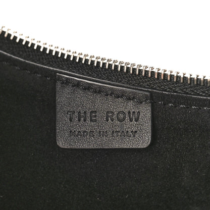 The Row Smooth Calfskin Half Moon Shoulder Bag Black 6 of 8