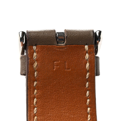 Hermes Swift Small Heure H Hour Single Tour Watch Strap SH Etoupe 5 of 7