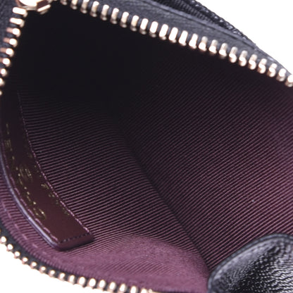 Chanel Caviar Quilted CC Zip Card Holder Black 5 of 8