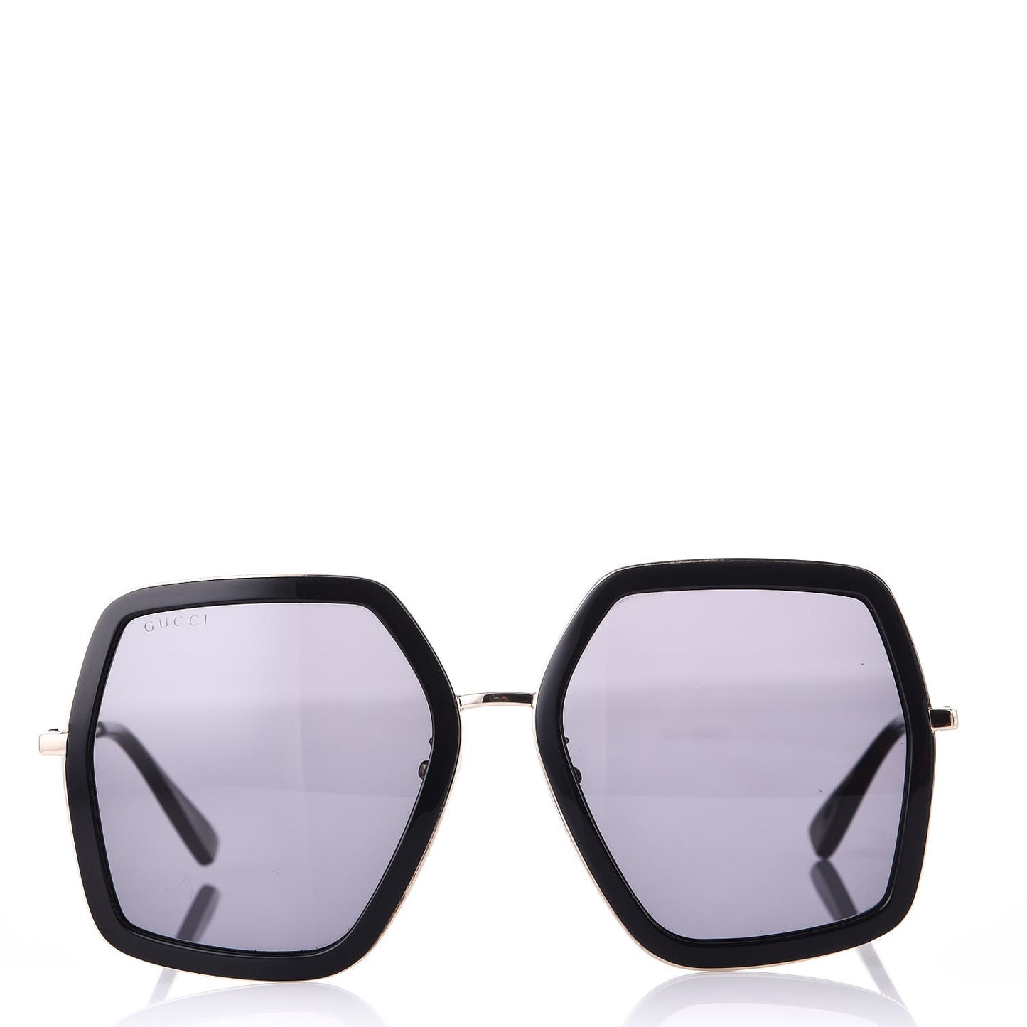 Square Frame GG0106S Sunglasses Black