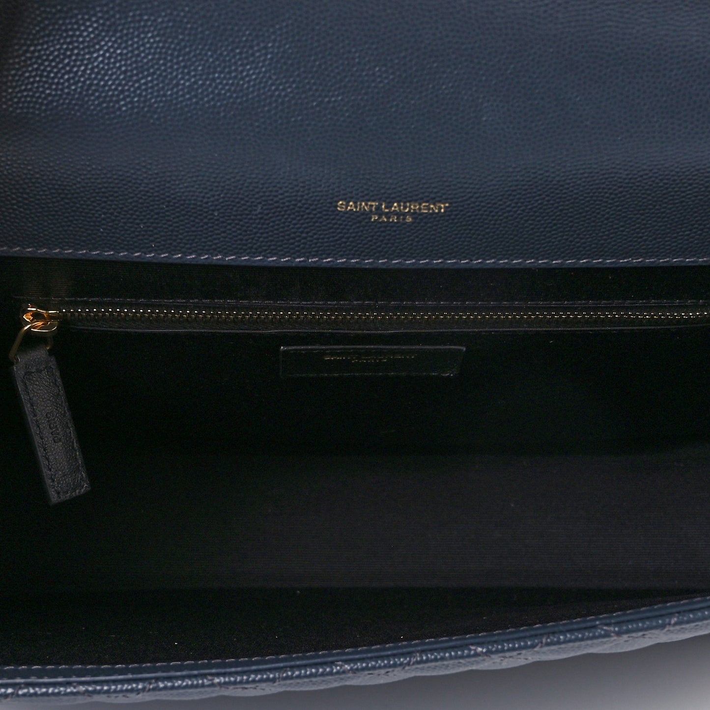 Grain De Poudre Textured Mixed Matelasse Large Triquilt Monogram Satchel