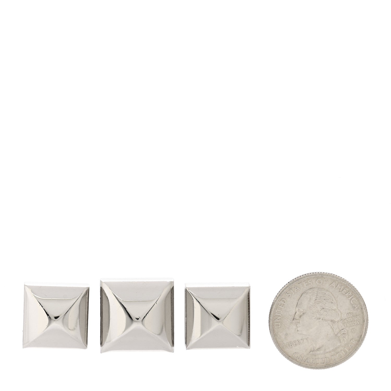 Hermes Palladium Medor Scarf Rings 2 of 4