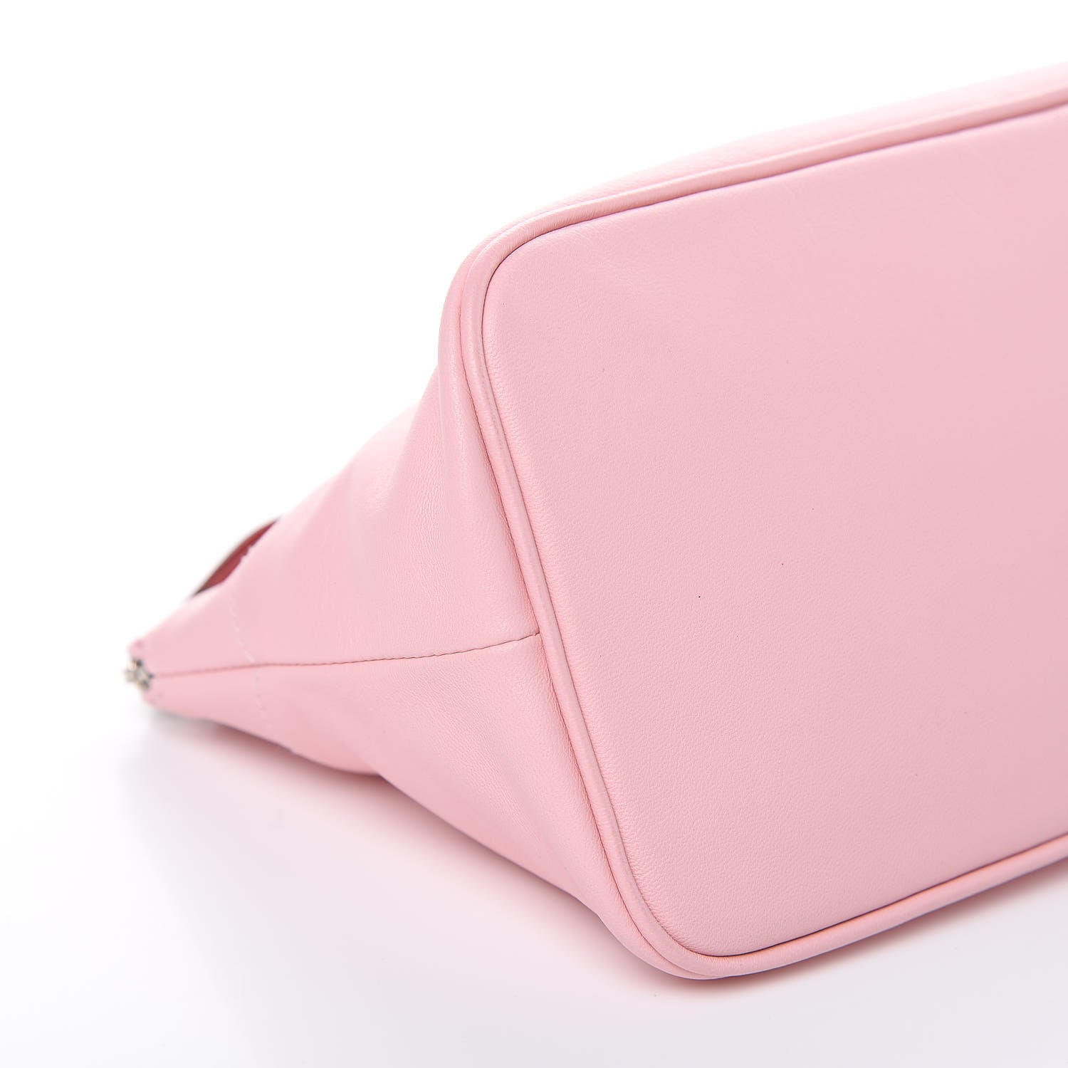 Hermes Lambskin Swift Tohubohu Pouch PM Rose Sakura Vermillion 8 of 10