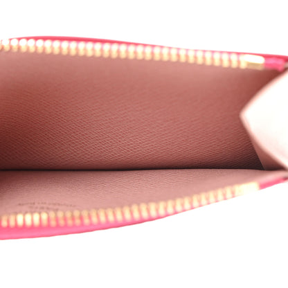 Louis Vuitton Monogram Blooming Flowers Zipped Card Holder Hot Pink Rose Ballerine 5 of 8