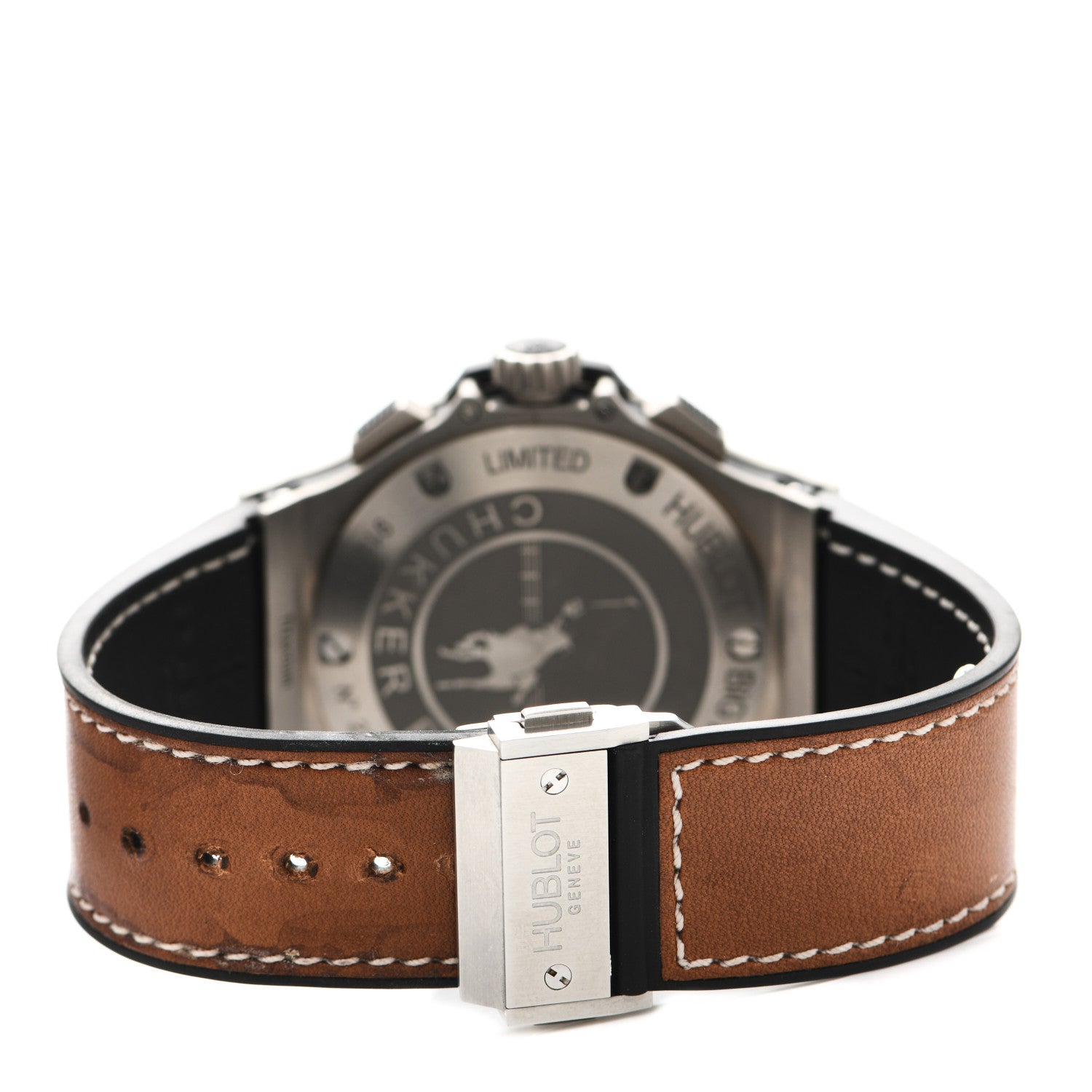 Hublot Titanium Ceramic Calfskin 44mm "Chukker" Big Bang Automatic Watch Brown 317.NM.1137.VR 3 of 5