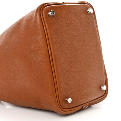Hermes Barenia Faubourg Picotin Lock 18 PM Fauve 9 of 14