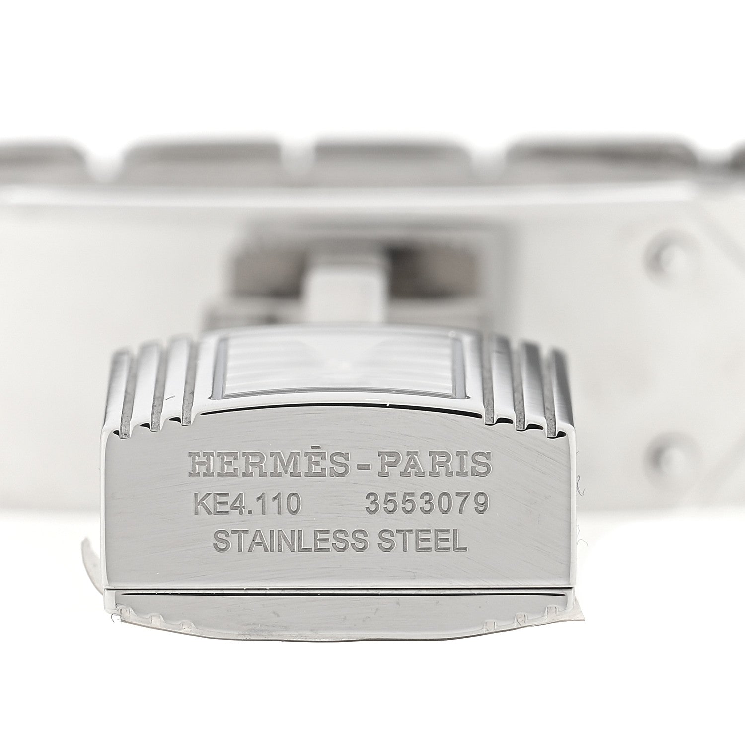 Hermes Stainless Steel 16mm Kelly Quartz Watch 4 of 6