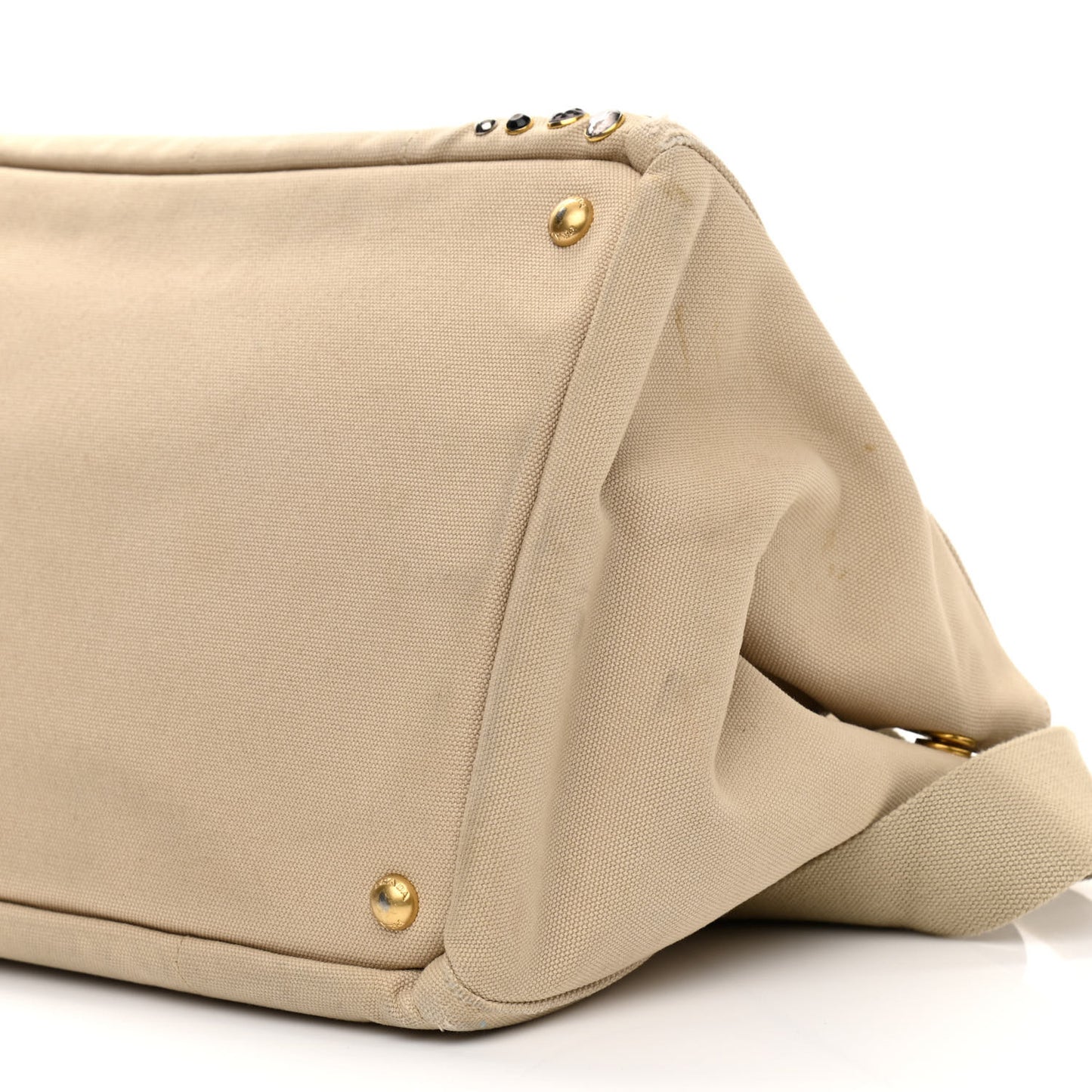 Canapa Crystal Studded Tote Corda