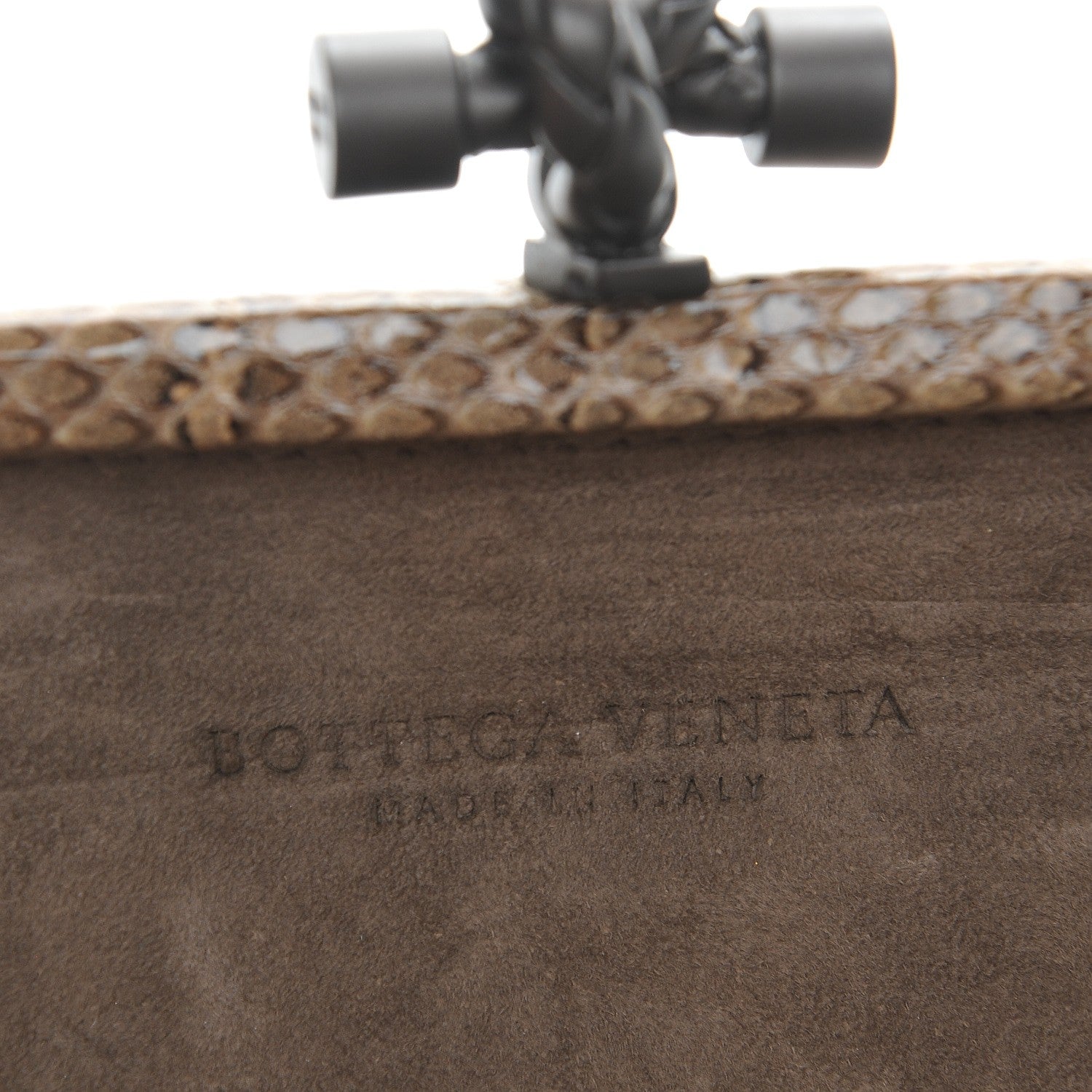Bottega Veneta Ayers Nappa Fringe Intrecciato Knot Clutch Pink 6 of 6