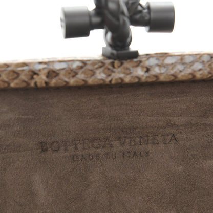 Bottega Veneta Ayers Nappa Fringe Intrecciato Knot Clutch Pink 6 of 6