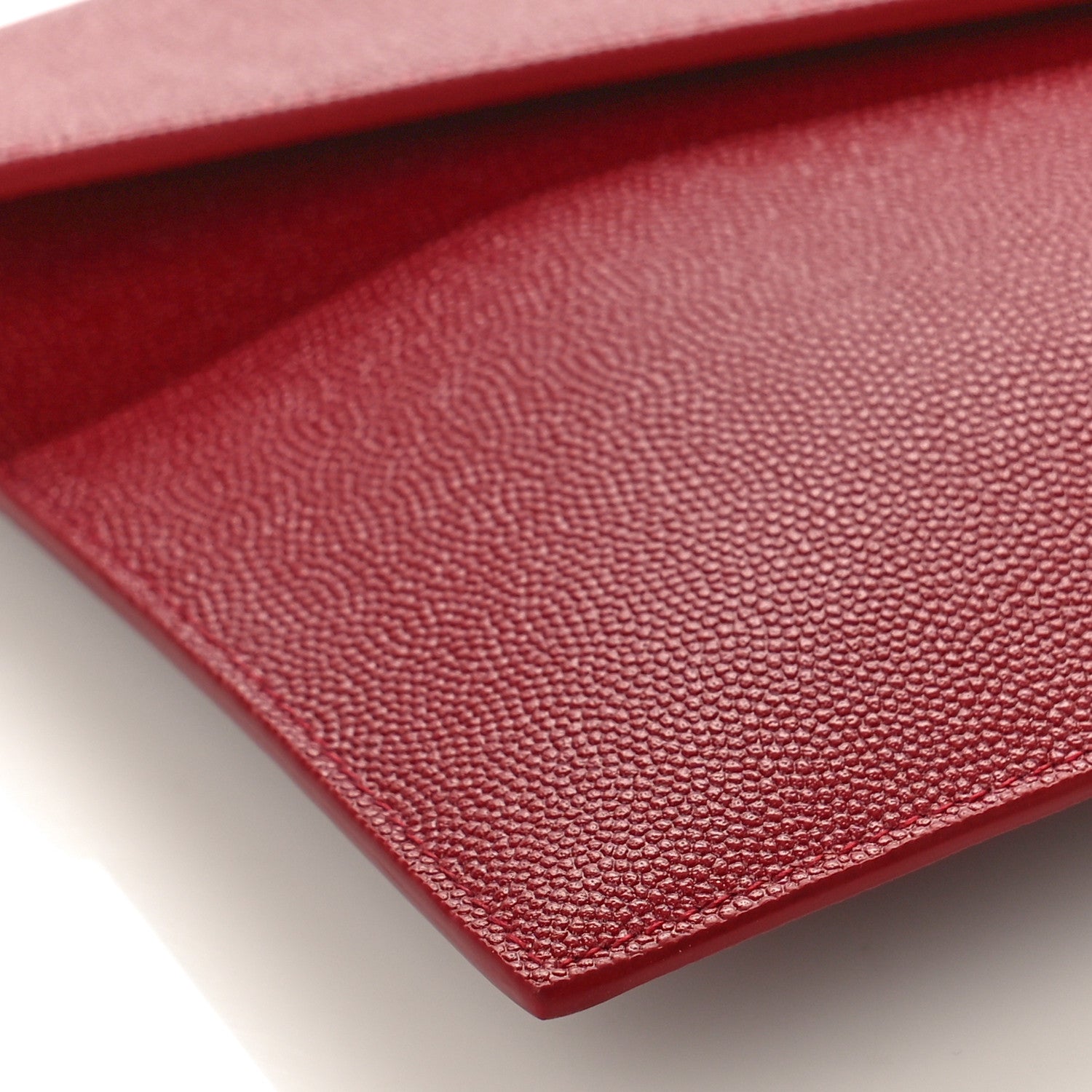 Saint Laurent Grain De Poudre Uptown Pouch Opyum Red 7 of 8