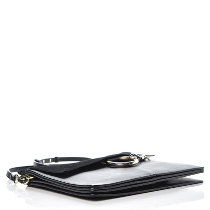 Chloe Suede Calfskin Medium Faye Shoulder Bag Black 4 of 9