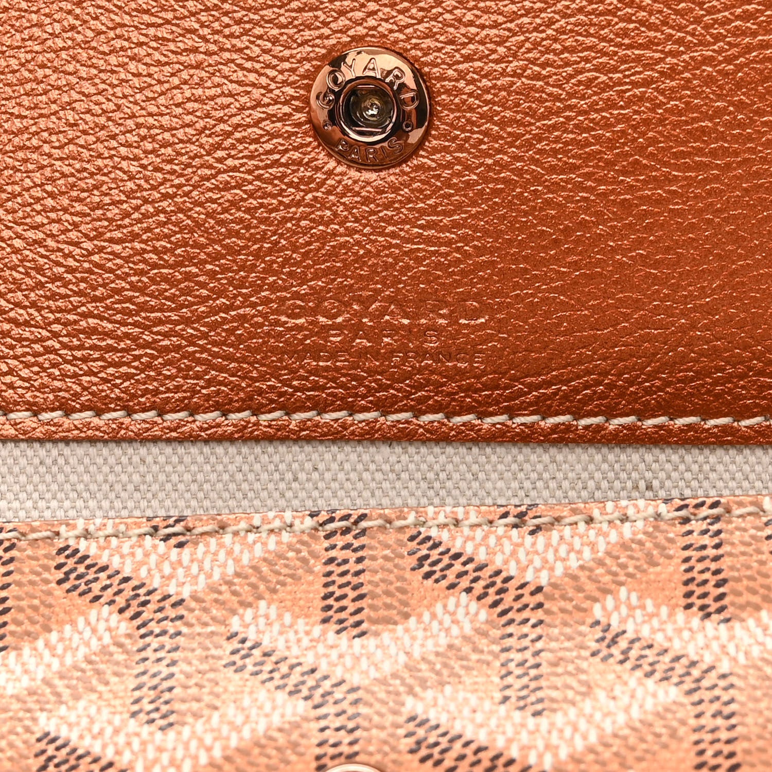 Goyard Goyardine Precious Metals Saint Louis GM Rose Gold 7 of 11