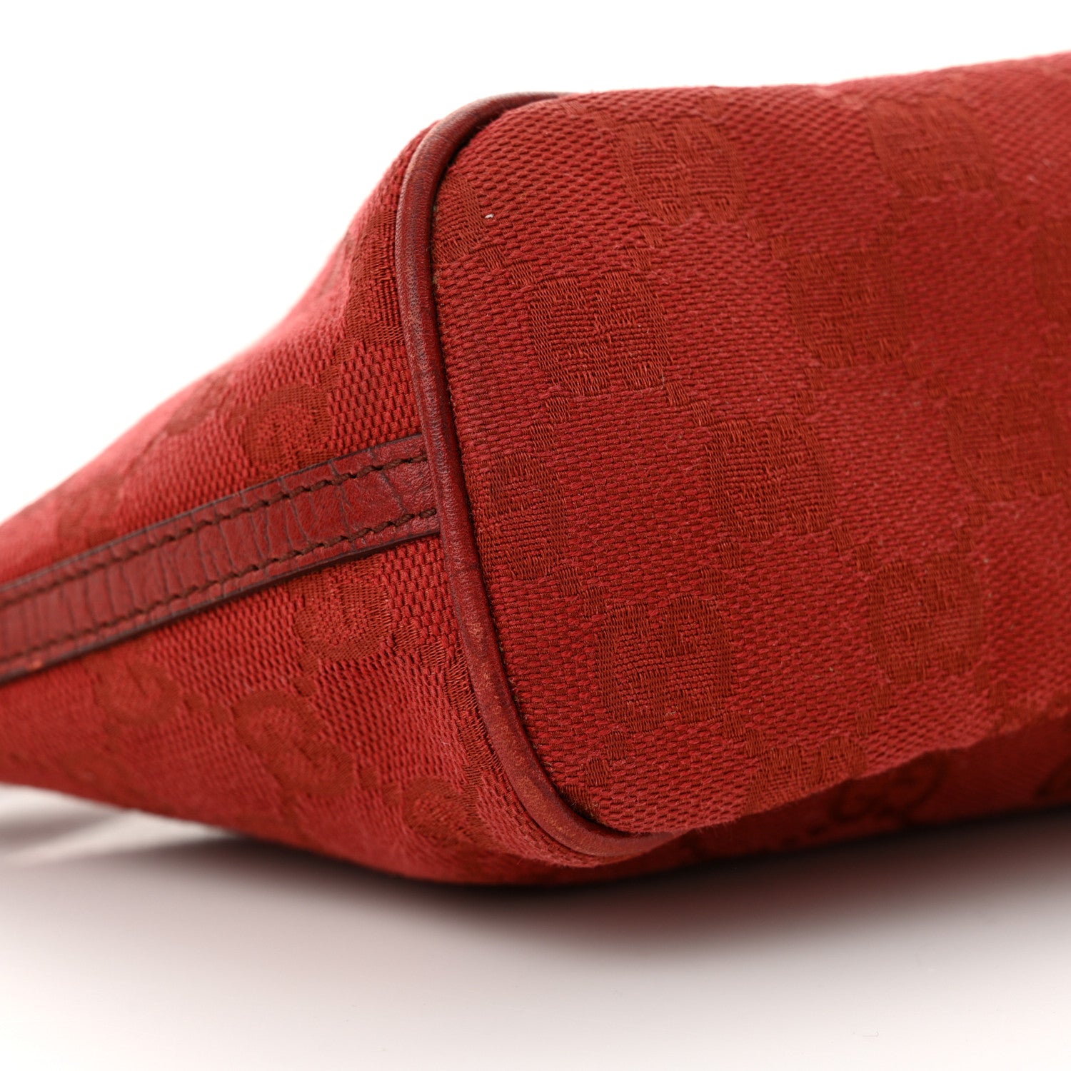 Gucci Monogram Boat Pochette Red 9 of 13