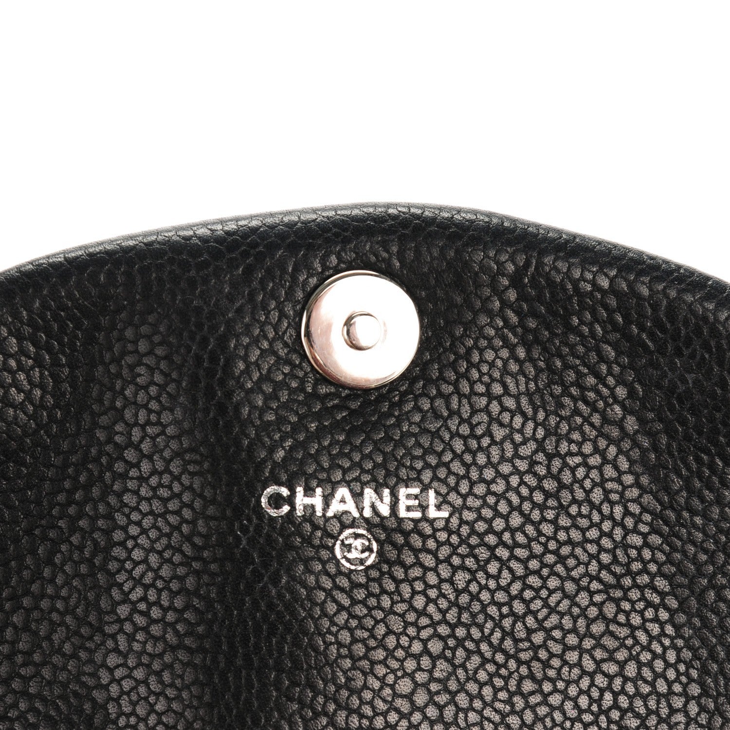 Chanel Caviar Half Moon Wallet On Chain WOC Black 6 of 8
