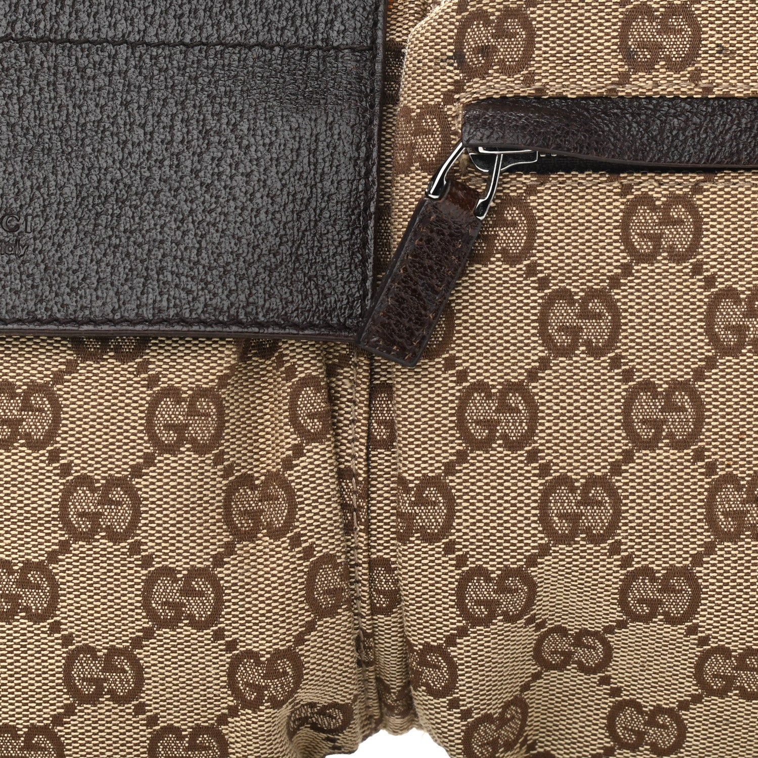 Gucci Monogram Web Belt Bag Dark Brown 8 of 11