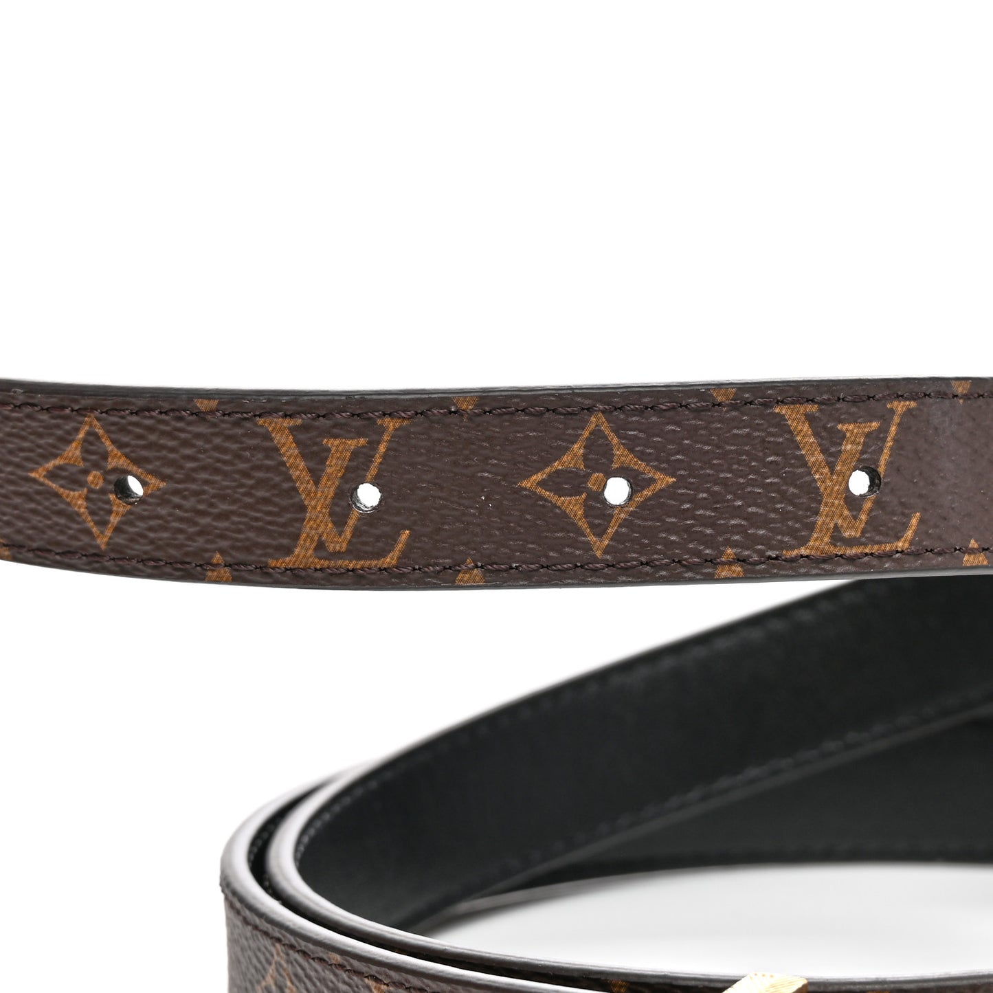 Monogram 20mm Initiales Belt 80 32 Black