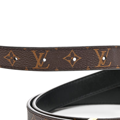 Louis Vuitton Monogram 20mm Initiales Belt 80 32 Black 4 of 6
