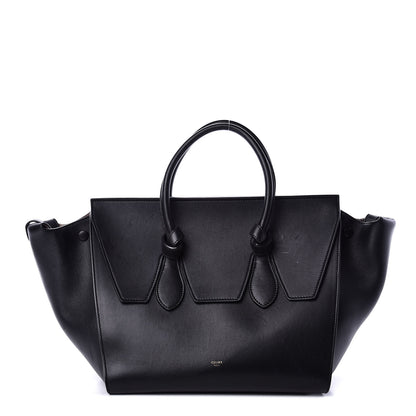 Celine Smooth Calfskin Small Tie Knot Tote Black 1 of 10